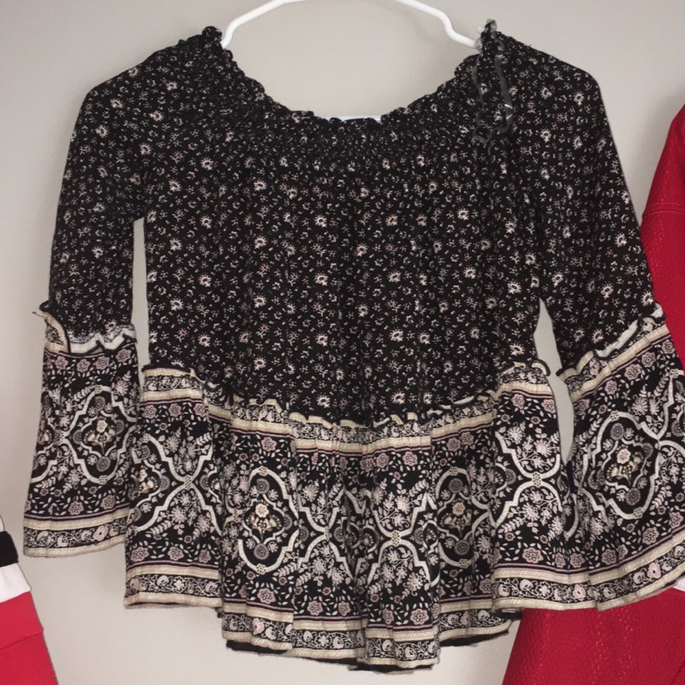 off the shoulder shirt